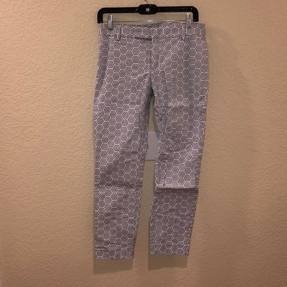EUC Gap Slim Cropped stretch pant light blue hex 2